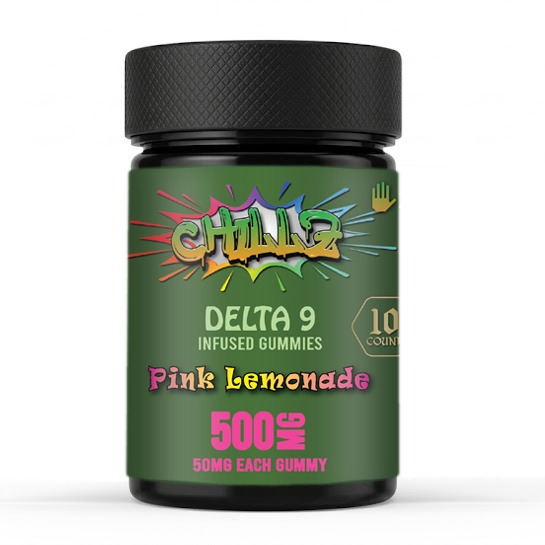 Chillz D9 Infused Gummies 500 MG Hybrid
